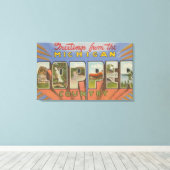 Michigan (Copper County) - Grote Letter-scènes Canvas Afdruk (Insitu (Houten vloer))