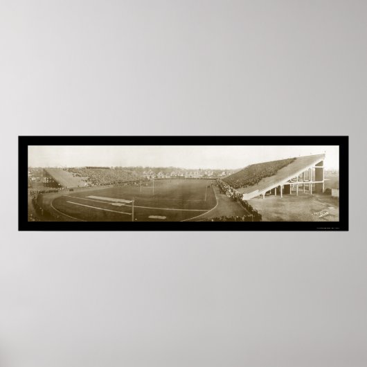 Michigan Cornell Football Foto 1914 Poster (Voorkant)