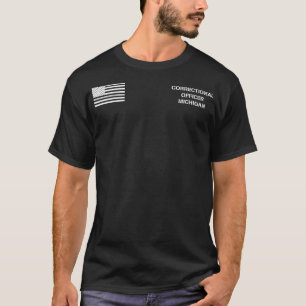 Michigan Correctional Officer Thin Grey Line T-shirt