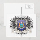 Michigan Crest Briefkaart (Voorkant / Achterkant)