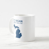 Michigan. De Hoge Vijf van Amerika Koffiemok (Voorkant links)
