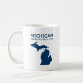 Michigan. De Hoge Vijf van Amerika Koffiemok (Links)