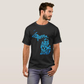 Michigan, de staat van de Grote Meren, blauwe T-Sh T-shirt (Voorkant volledig)