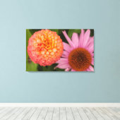 Michigan, Dearborn, Greenfield Village. Peach Canvas Afdruk (Insitu (Houten vloer))