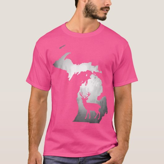 Michigan Deer Hunting T-shirt (Voorkant)