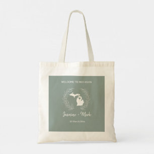 Michigan Destination Wedding Welkom Tote Bag