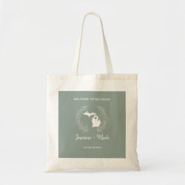 Michigan Destination Wedding Welkom Tote Bag