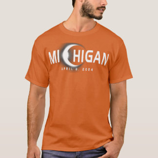Michigan Eclipse Souvenir, 8 april 2024 T-shirt