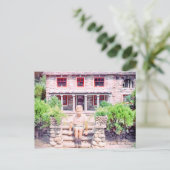 Michigan Eden Springs Stone House Briefkaart (Staand voorkant)