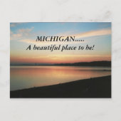 MICHIGAN...Een mooie plek om te zijn. postkaart (Voorkant)