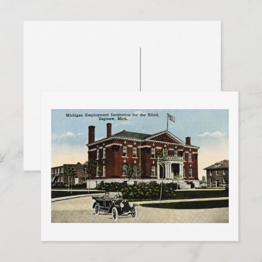 Michigan Employment Institute for the Blind Briefkaart (Voorkant / Achterkant)