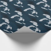 Michigan en de Grote Meren Cadeaupapier (Hoek)