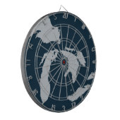 Michigan en de Grote Meren Dartbord (Voorkant Links)