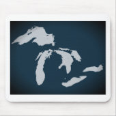 Michigan en de Grote Meren Muismat (Voorkant)