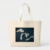 Michigan en de Grote Meren Tote Bag (Voorkant)