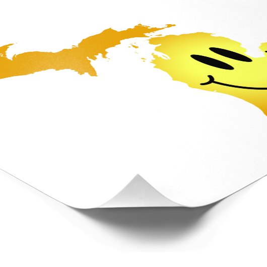 Michigan Face Foto Afdruk (Hoek)