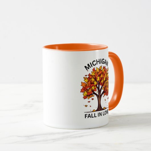Michigan Fall Coffee Mug Mok (Voorkant rechts)