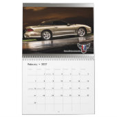 Michigan FBody Calendar 2017 Kalender (Feb 2027)