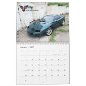 Michigan FBody Calendar 2017 Kalender (Jan 2027)