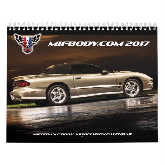 Michigan FBody Calendar 2017 Kalender (Hoes)