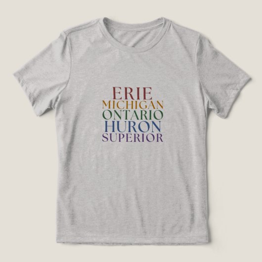 Michigan Fishing Theme T-Shirt for Women (Design voorkant)