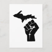 Michigan Fist Briefkaart (Voorkant)
