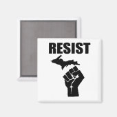 Michigan Fist RESIST Magneet (Voorkant / Achterkant)