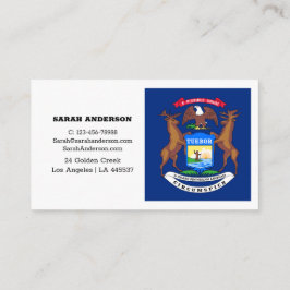 Michigan Flag Elegant Visitekaartjes / Verenigde S