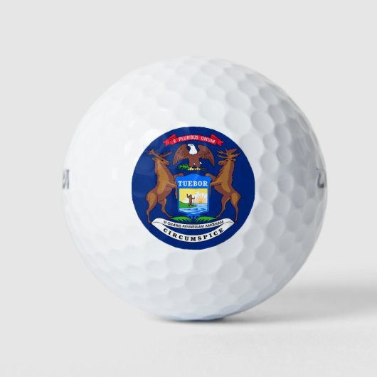 MICHIGAN FLAG GOLFBALLEN (Voorkant)