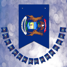 Michigan Flag Party, bunting Banners / bruiloft