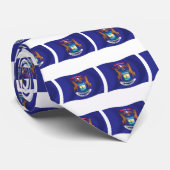 Michigan Flag Stropdas (Opgerold)