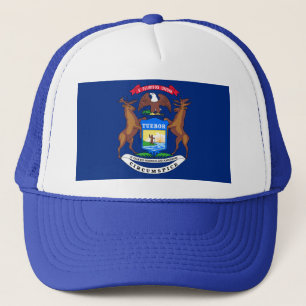MICHIGAN FLAG TRUCKER PET