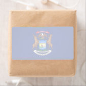 Michigan Flauw Vlag Verzendlabel (Insitu)