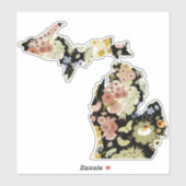Michigan Floral Sticker (Vel)