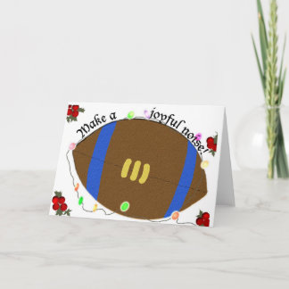 Michigan Football Kerst Kaart