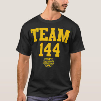 Michigan Football Team 144 Nationaal T-shirt