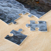 Michigan Footbridge. Kerstgroeten Legpuzzel (Zijkant)