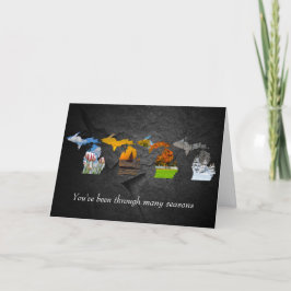 Michigan Four Seasons Jubileum Card Kaart