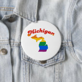MICHIGAN GAY PRIDE RONDE BUTTON 4,0 CM (In situ)