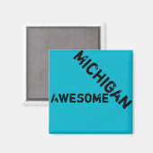 Michigan Geweldige Quote Magnet (Voorkant / Achterkant)