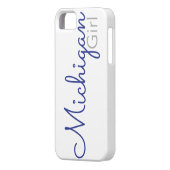 Michigan Girl Case-Mate iPhone Case (Achterkant Links)