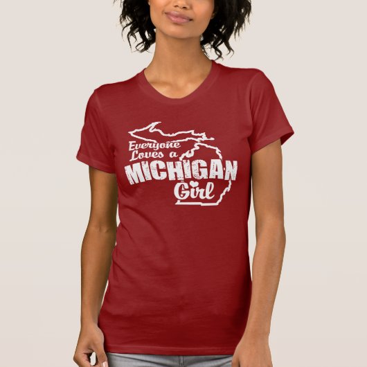 Michigan Girl T-shirt (Voorkant)
