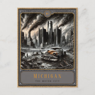 Michigan   Gotische kunst Briefkaart