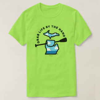 Michigan Grab Life by the Hand™ Paddle Sky T-Shirt