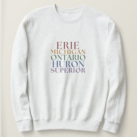 Michigan Great Lakes Pullover Trui (Design voorkant)