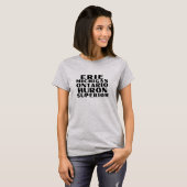 Michigan Great Lakes Simple Text T-Shirt (Voorkant volledig)