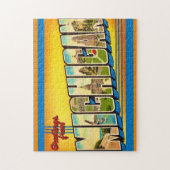 Michigan Groeten Briefkaart Legpuzzel (Verticaal)