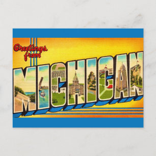 Michigan Groetkaart Briefkaart