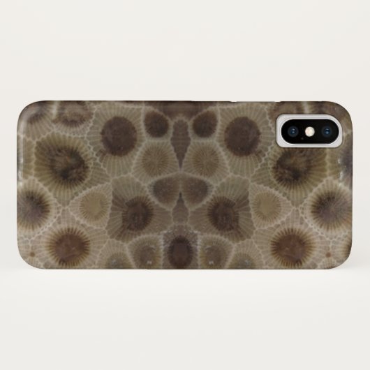 Michigan Grote Meren staat Petoskey Stone Case-Mate iPhone Case (Achterkant (horizontaal))