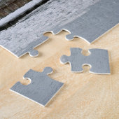 Michigan grote rode vuurtoren met zwanen legpuzzel (Zijkant)